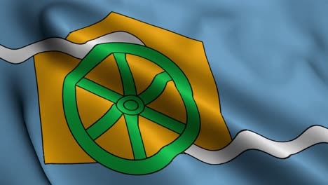 la bandera del pueblo de cromford