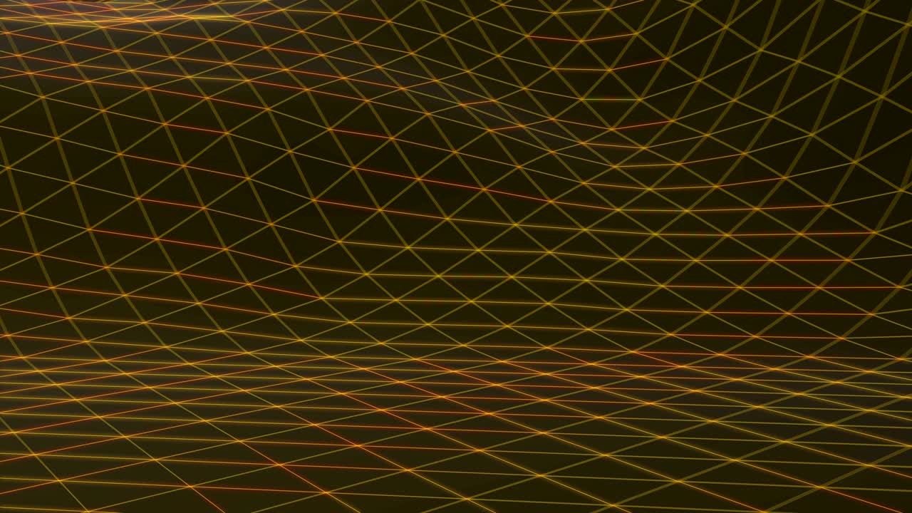 Abstract geometric background with moving digital landscape or waves.