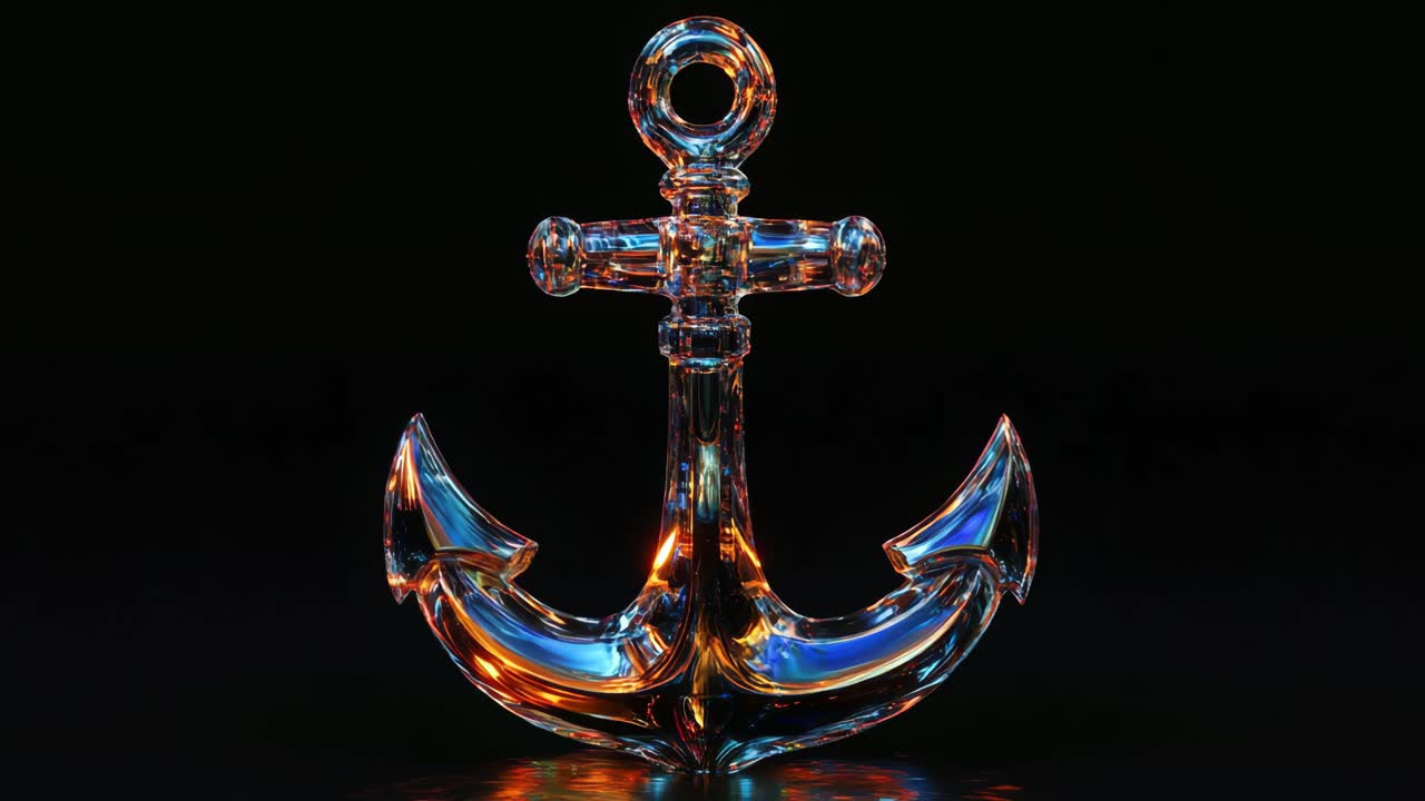 Colorful Glass Anchor
