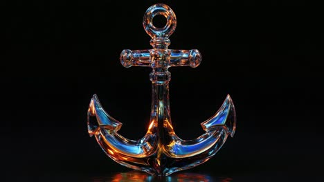 colorful glass anchor