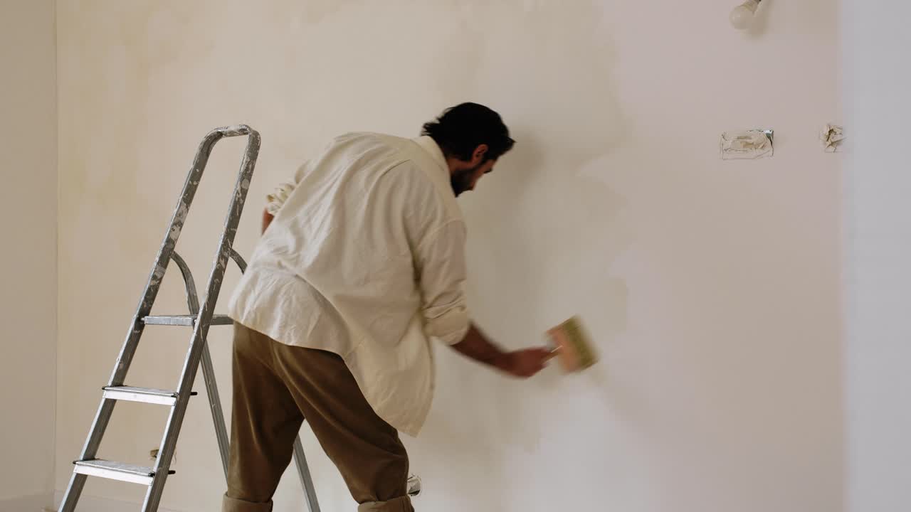 pintura de pared de lavado de cal