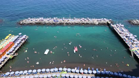 people enjoying a sunny day at the beach