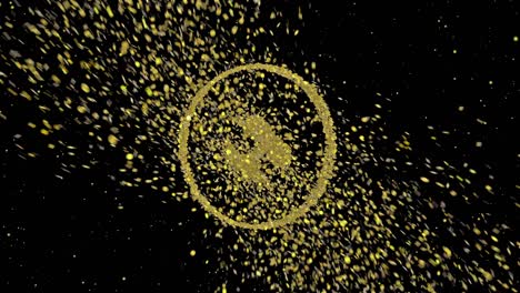 bitcoin cryptocurrency logo 3d loopable moving image
