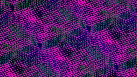 patrón geométrico abstracto con colores brillantes y arte de píxeles