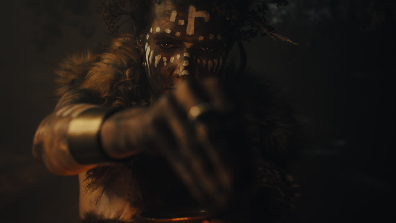 A witch in an old magical hut cast a curse