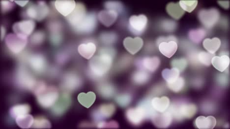 el fondo bokeh de amor