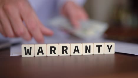 concept of cash warranty