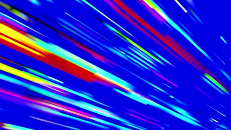 rutas de luces en azul