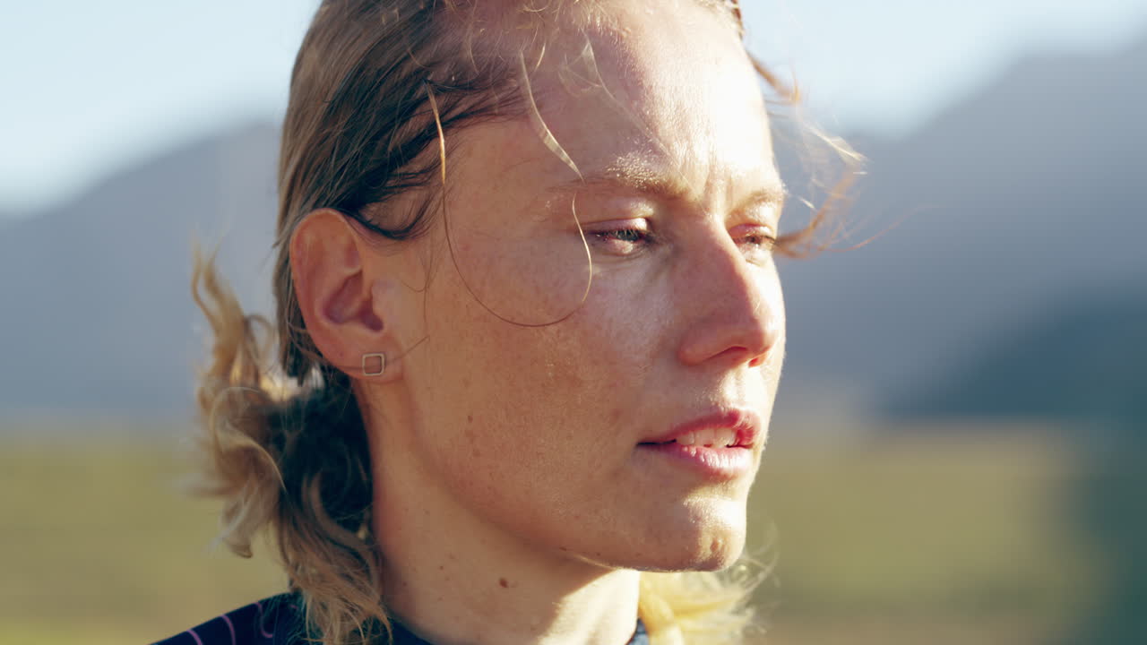 집중된 운동선수