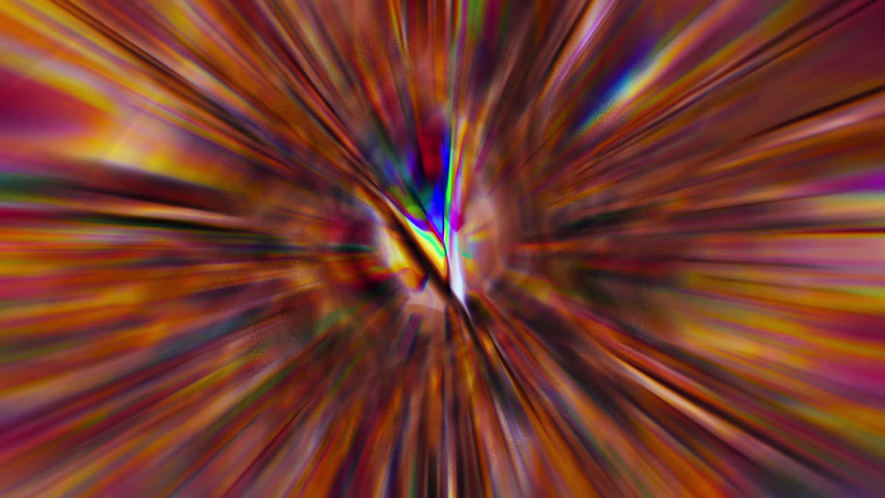 Abstract Colorful Radial Motion Blur