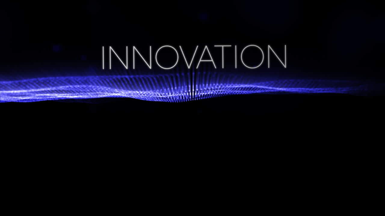 Digital generated video of innovation concept