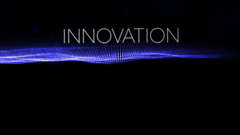 digital generated video of innovation concept