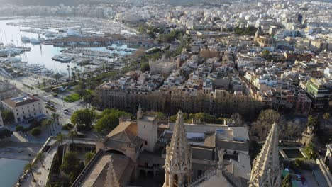 Drohne-über-Der-Kathedrale-In-Palma