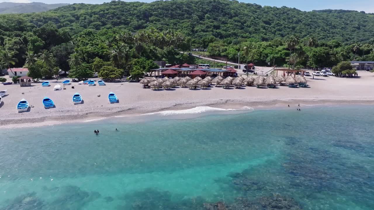 Playa El Quemaito beach, Barahona in Dominican Republic