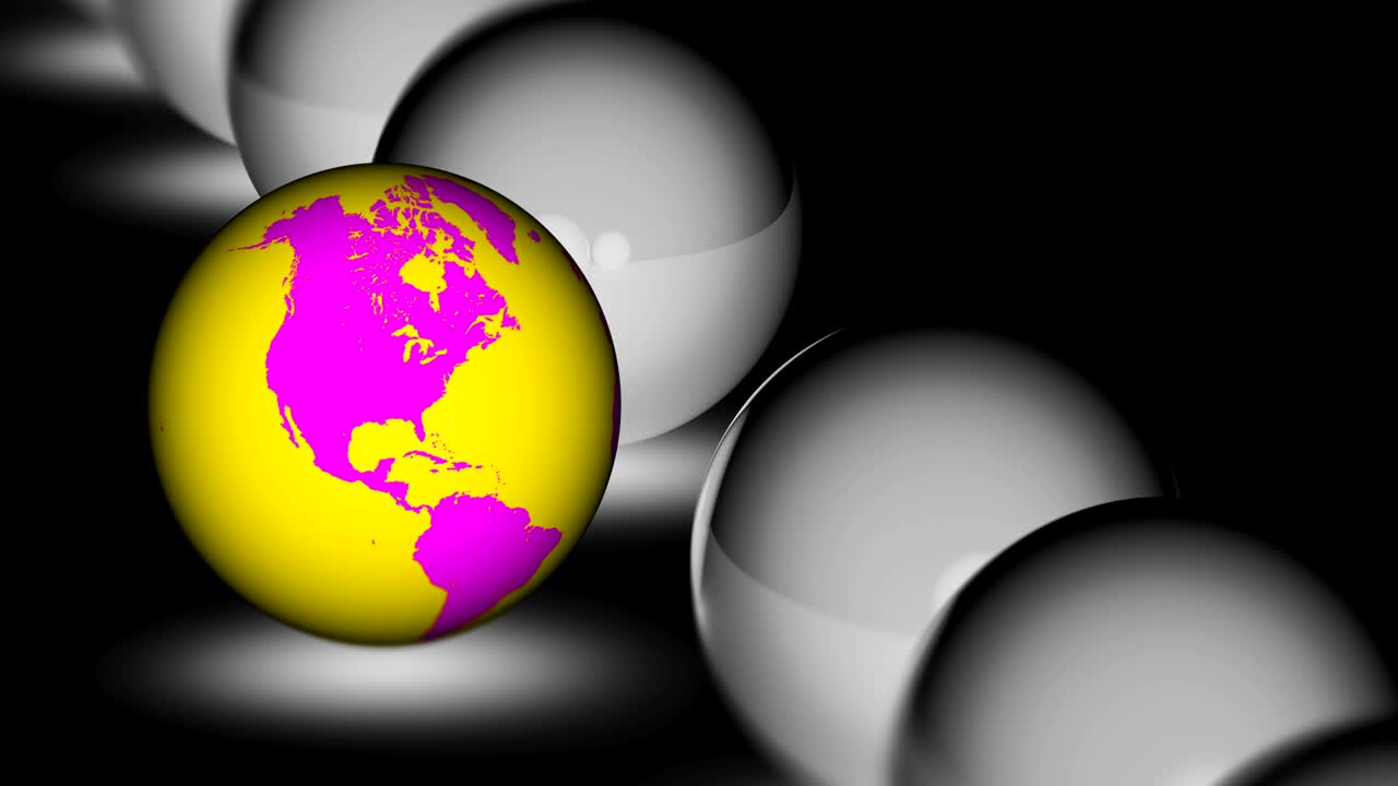 el globo. las imágenes de bucle tienen resolución de 4k