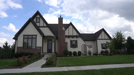 exterior of a suburban home in iowa