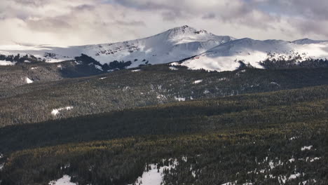 Vail-Pass-Colorado-Rocky-Mountain-backcountry-high-altitude-ski-snowboard-backcountry-avalanche-terrain-peaks-national-forest-winter-spring-snowy-peaks-evening-clouds-sunset-forward-up-reveal-motion