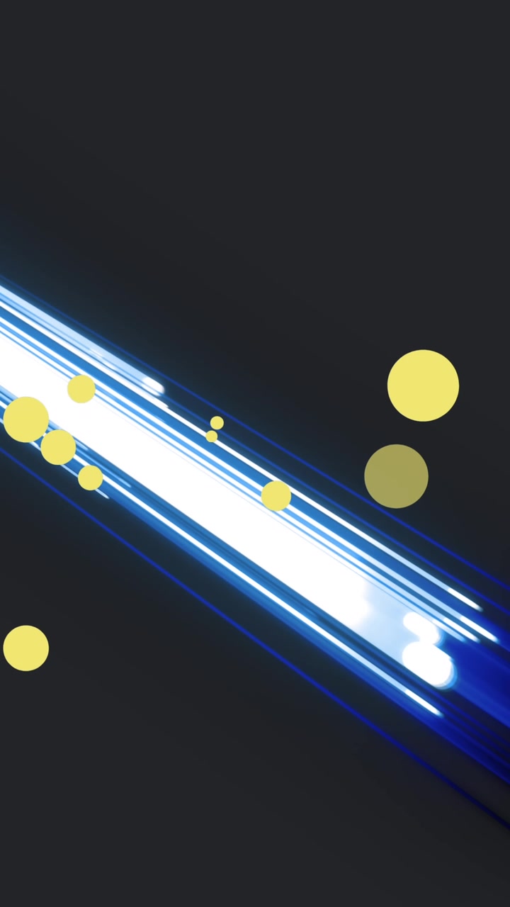 Animation of spots over light trails