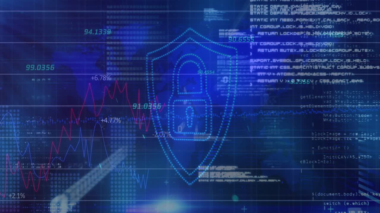 Opening interface initiating shield forming while data streams shifting showing security monitoring