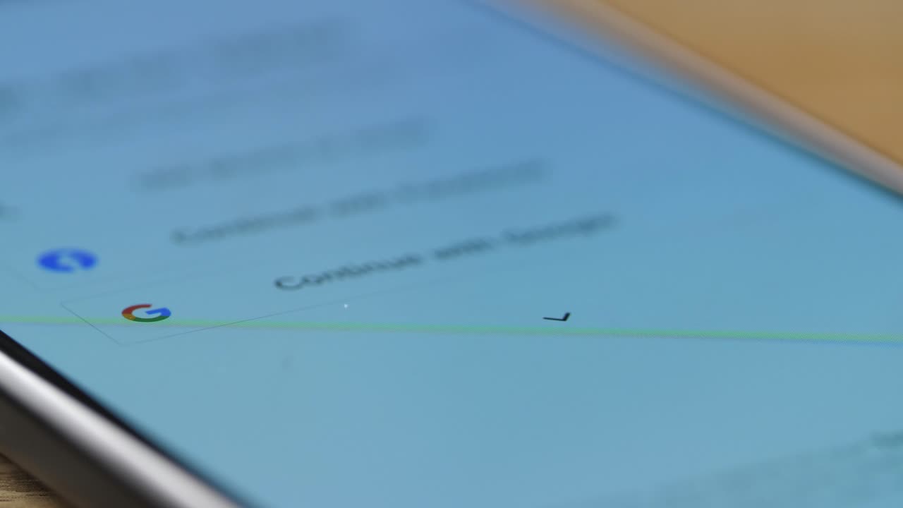 pantalla de inicio de sesión del teléfono inteligente