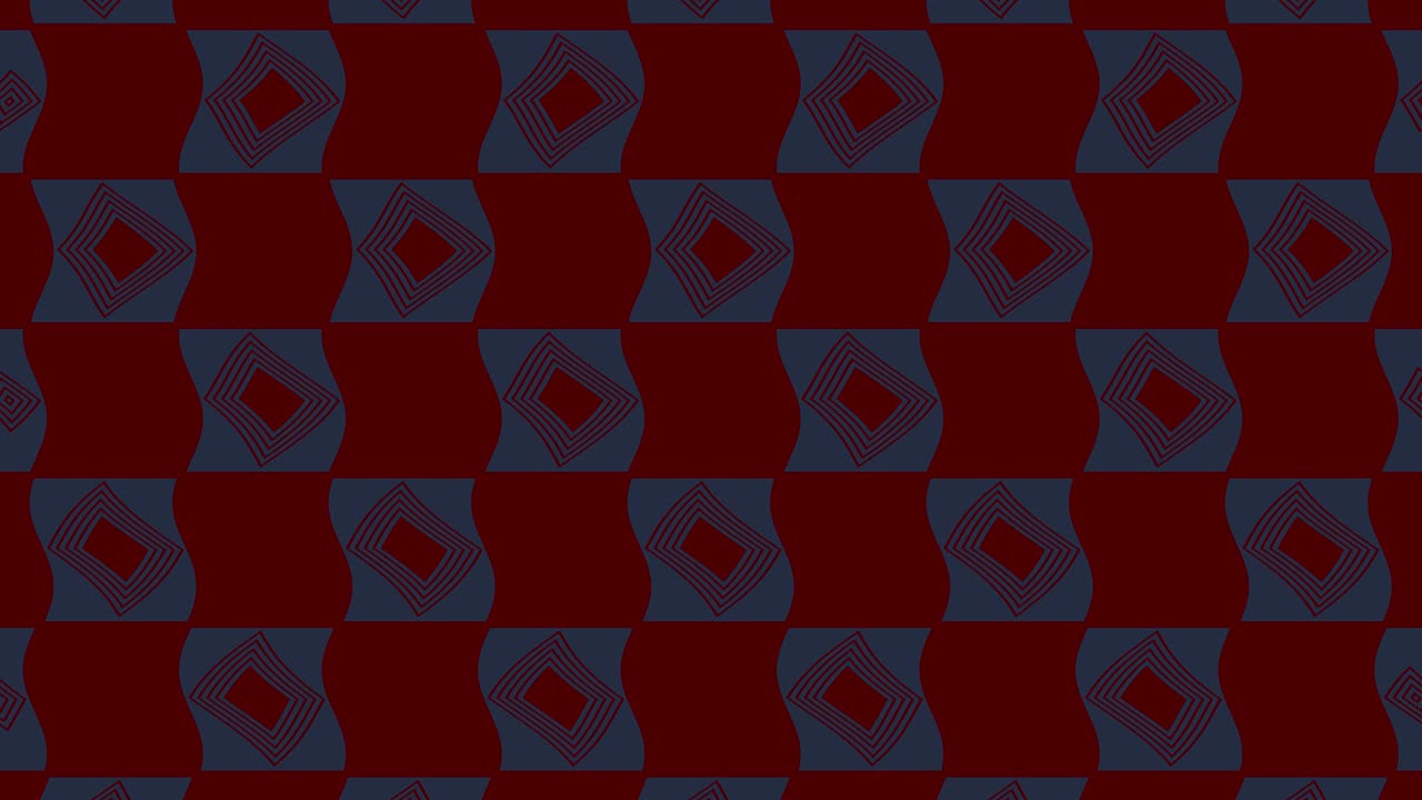 Colored pattern on a minimal black background.