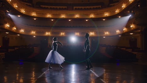 ballet performance on stage