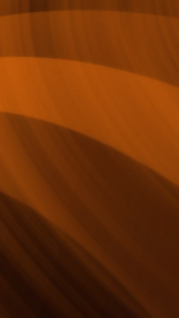 animación de líneas anaranjadas y ondas sobre fondo negro