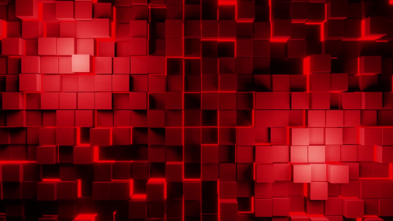 금속 큐브 은 배경 vj 루프 모션