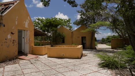 the ruins of the old plantage karpata on bonaire