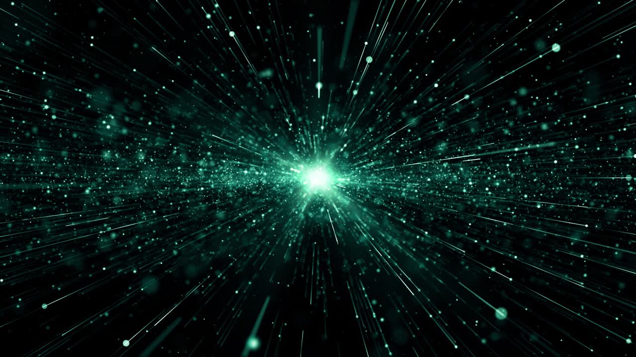 Particles dust abstract light bokeh motion titles cinematic background loop