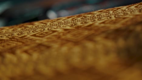 close up shot of a guatemalan handmade textile