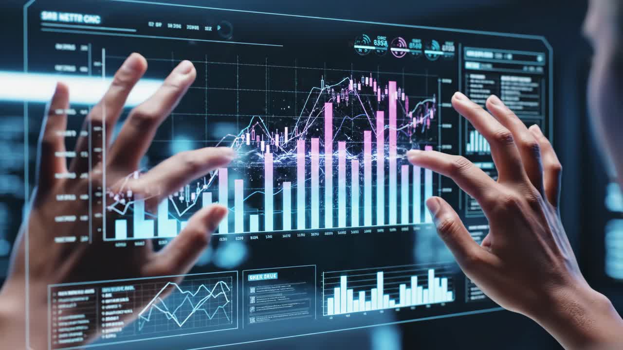 Interactive Data Visualization of Stock Market Trends