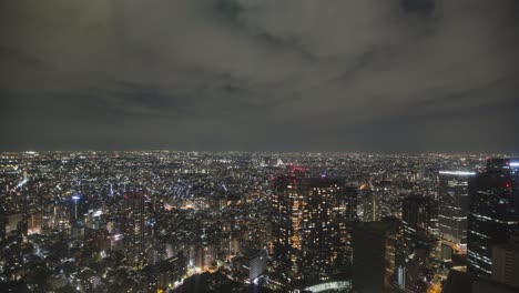 night view of tokyo cityscape