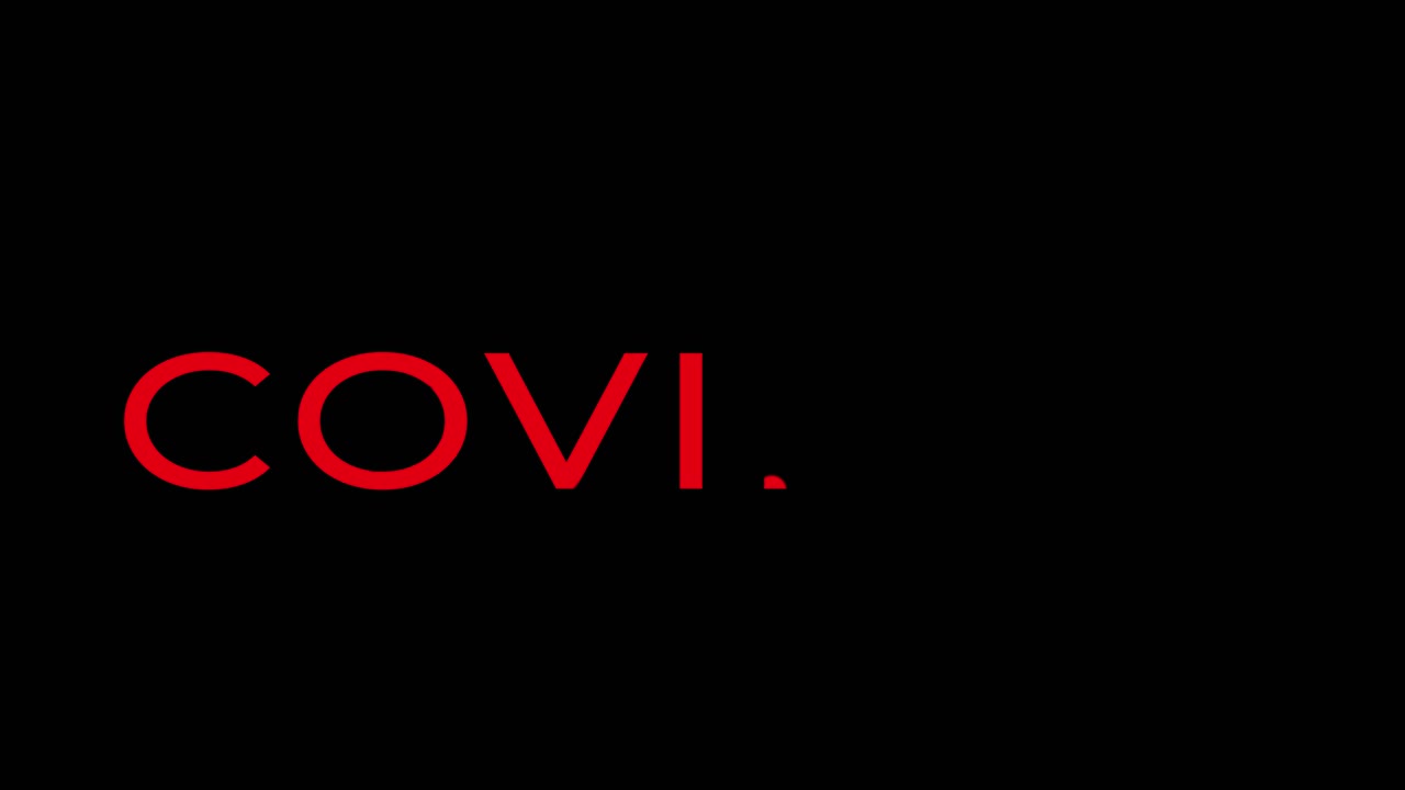Covid scritto in rosso per notizie o aggiornamenti in UHD sul coronavirus.