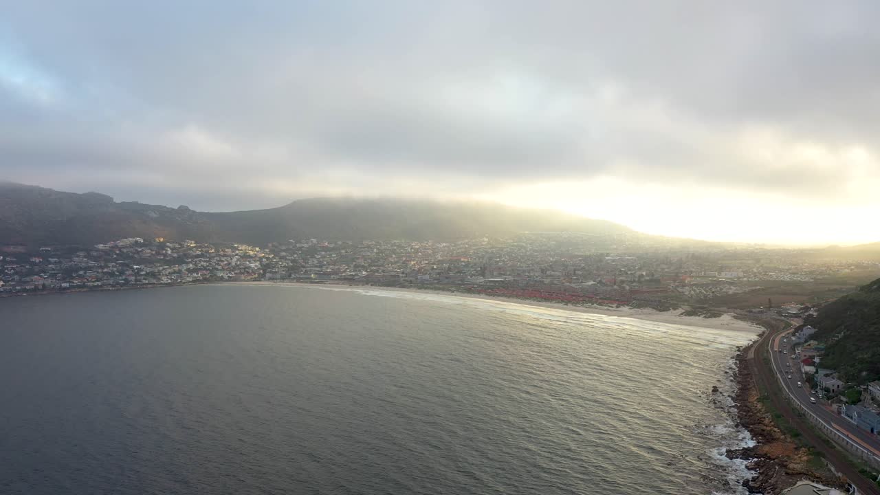 vista aérea de fish hoek, sudáfrica