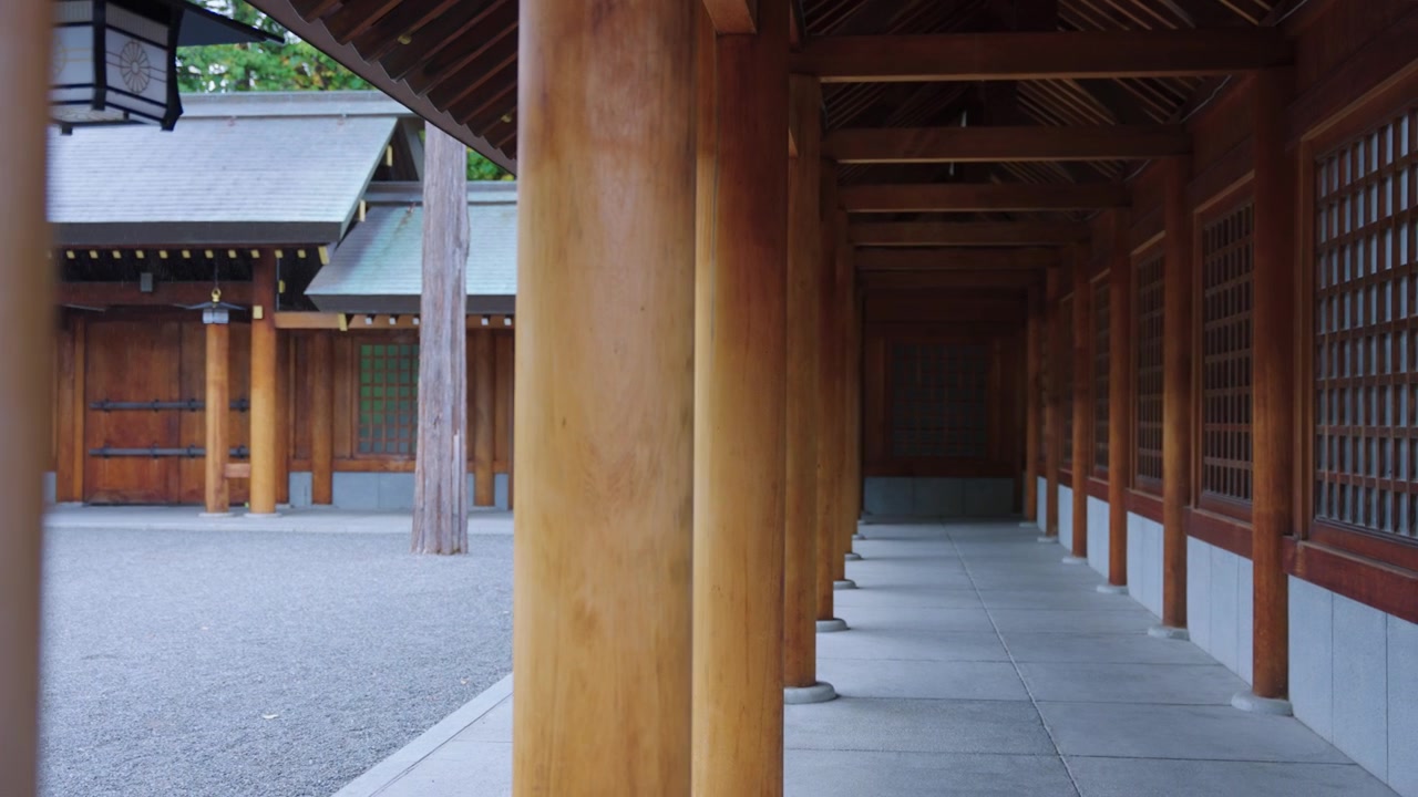 日本札幌北海道神宮，開場揭示鏡頭。