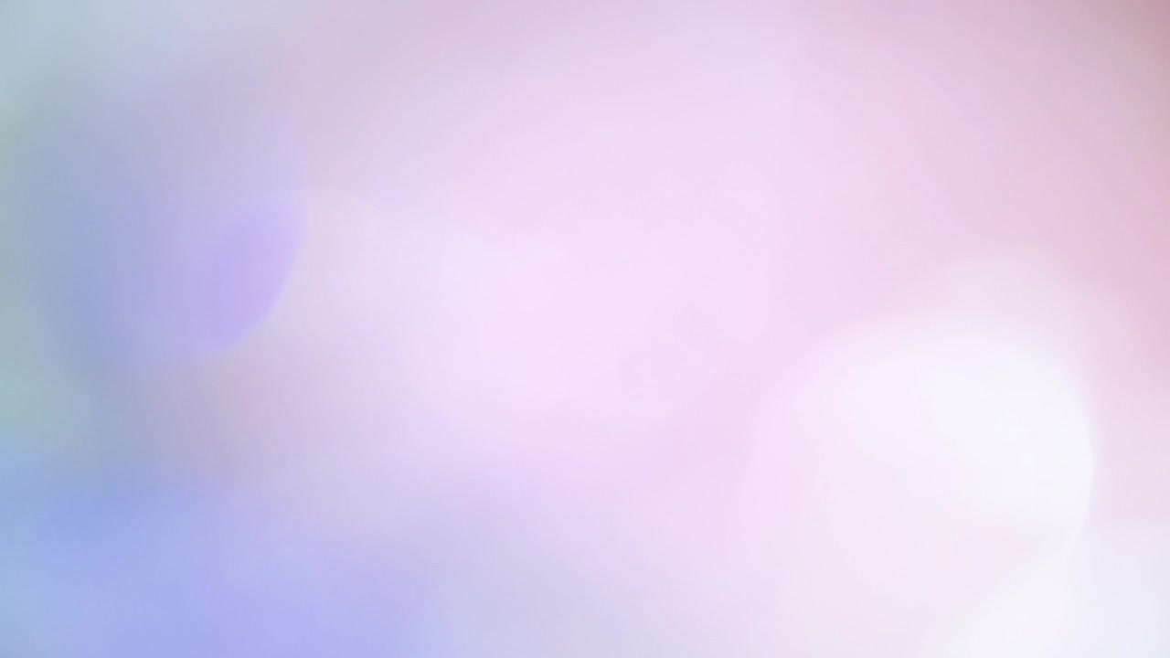 Soft Colorful Light Leak and Bokeh Transition