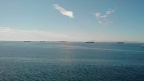 Cargo-ship-traffic-waiting-on-open-sea-outside-of-Port-of-Los-Angeles-and-Port-of-Long-Beach