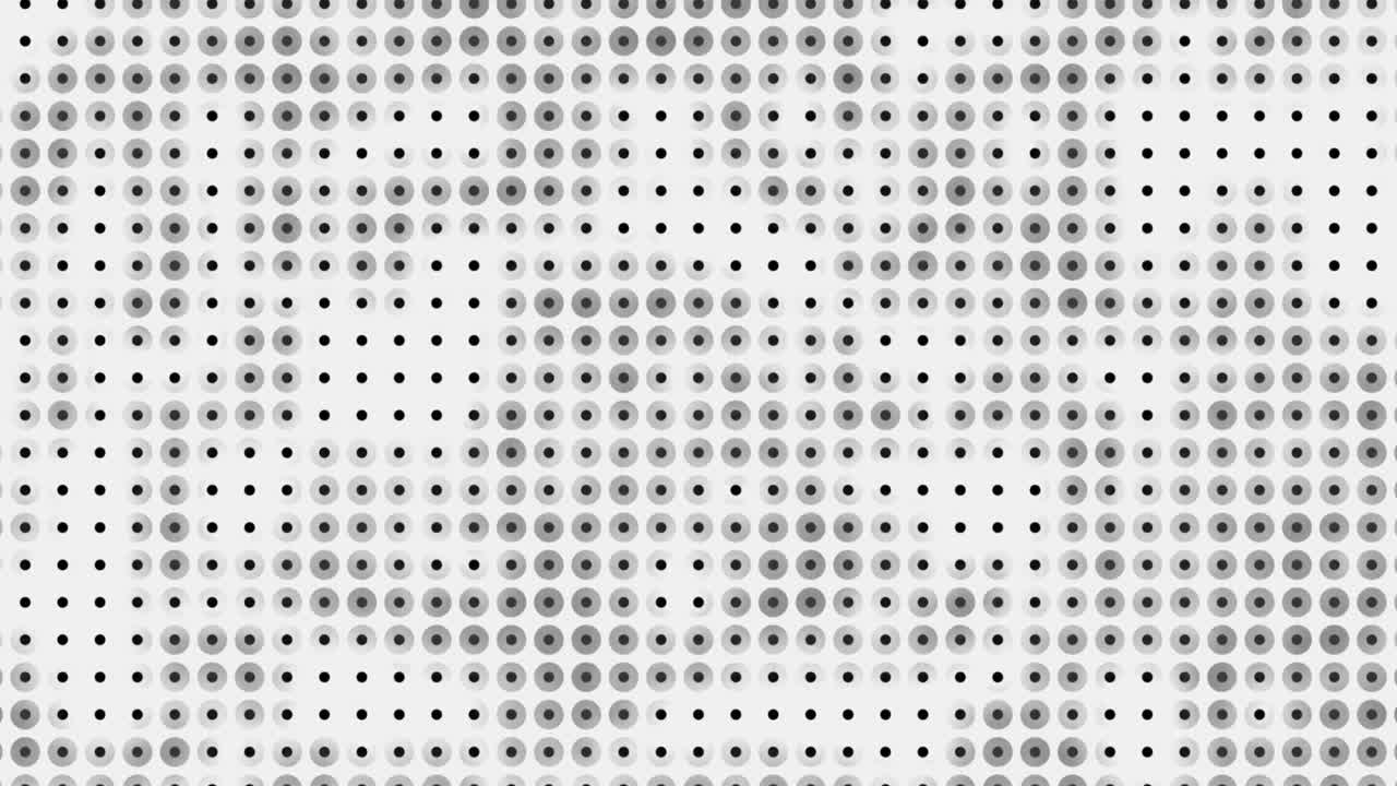 Abstract White Halftone Dot Wave Pattern Motion Background