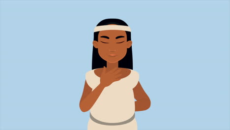 indegenous culture female character animation