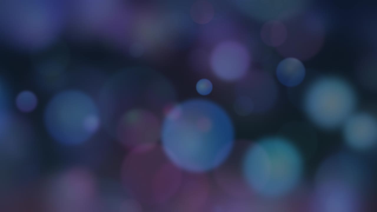 brillo de coloridas partículas en forma de círculo versión ocupada de las partículas pequeñas y grandes.