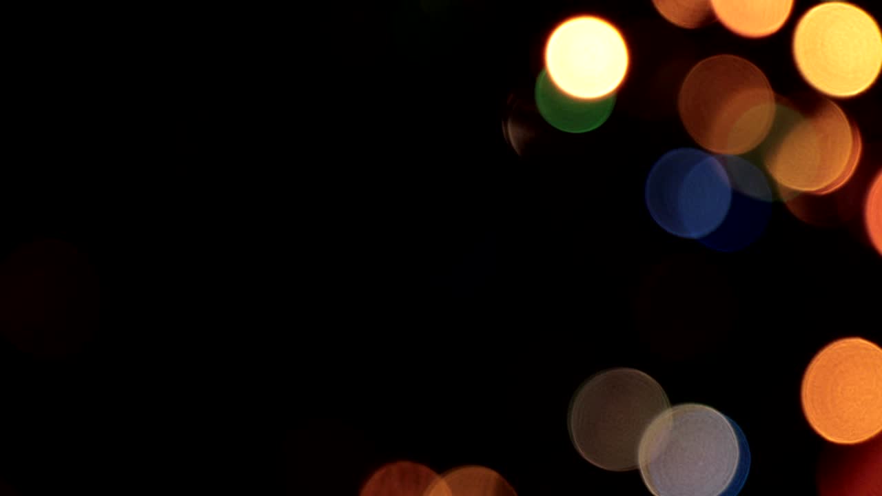 bokeh background. Blinking Garland Multicolored Abstract Blurred Background
