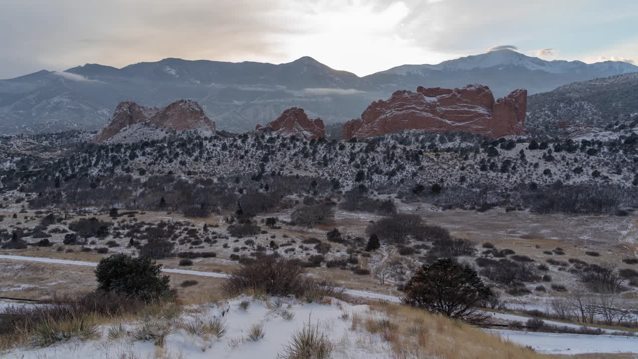 Winter Sunrise at Garden of the Gods