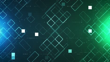 motion background blue green random pattern sci fi abstract with dual color