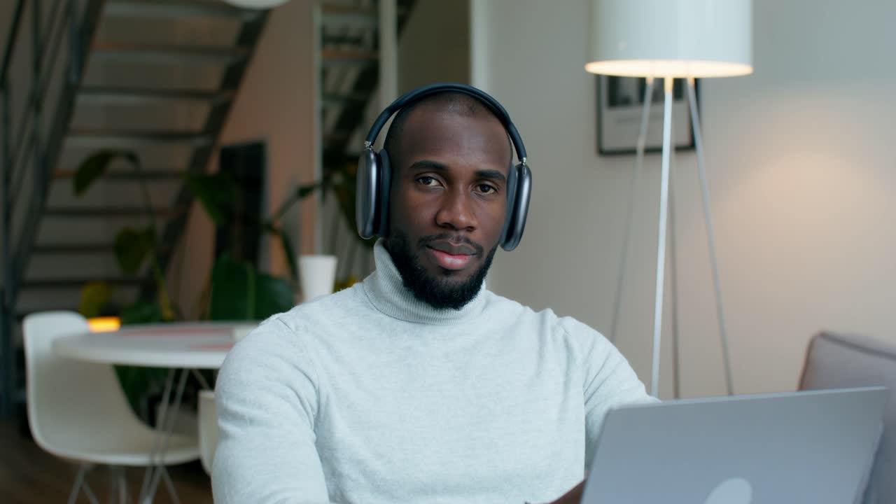 Man working from home