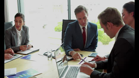 Business-team-during-meeting