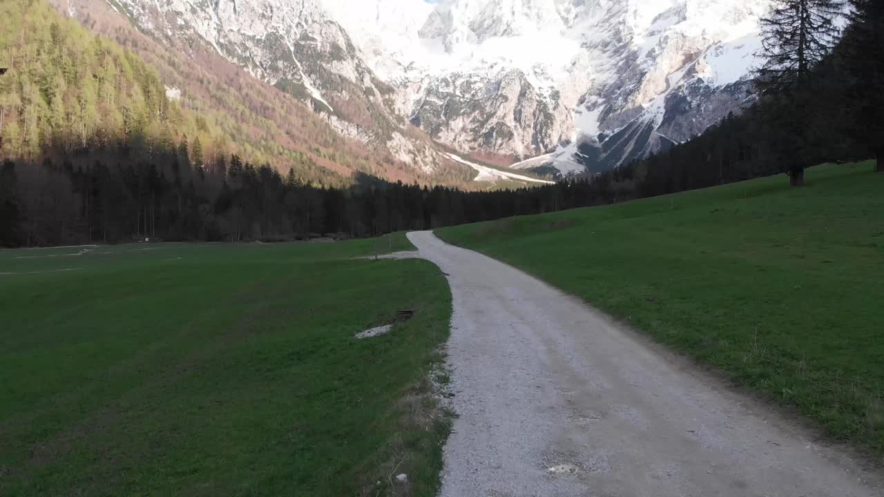 Country road in the mountains