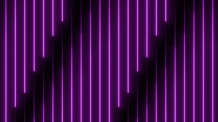 Abstract Purple Neon Lines Background