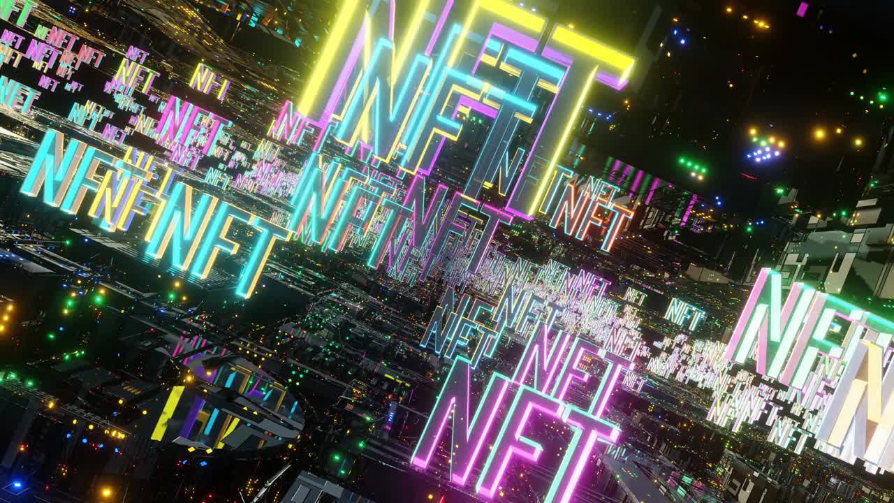 Travel to Metaverse NFT VJ Loop Animation