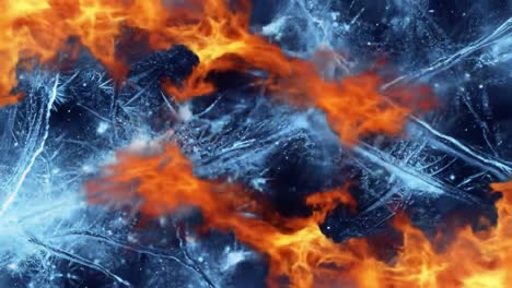 frozen fire